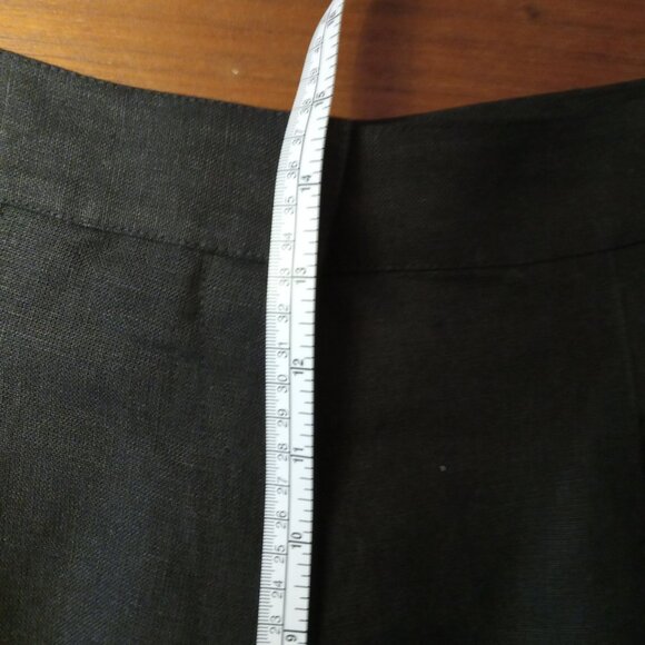 Black Linen Shorts - size L - Picture 5 of 7